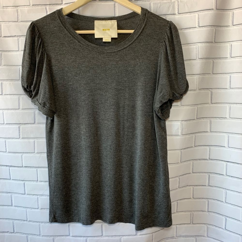 Anthropologie Maeve Gray EmbellishedāSleevā¦ā